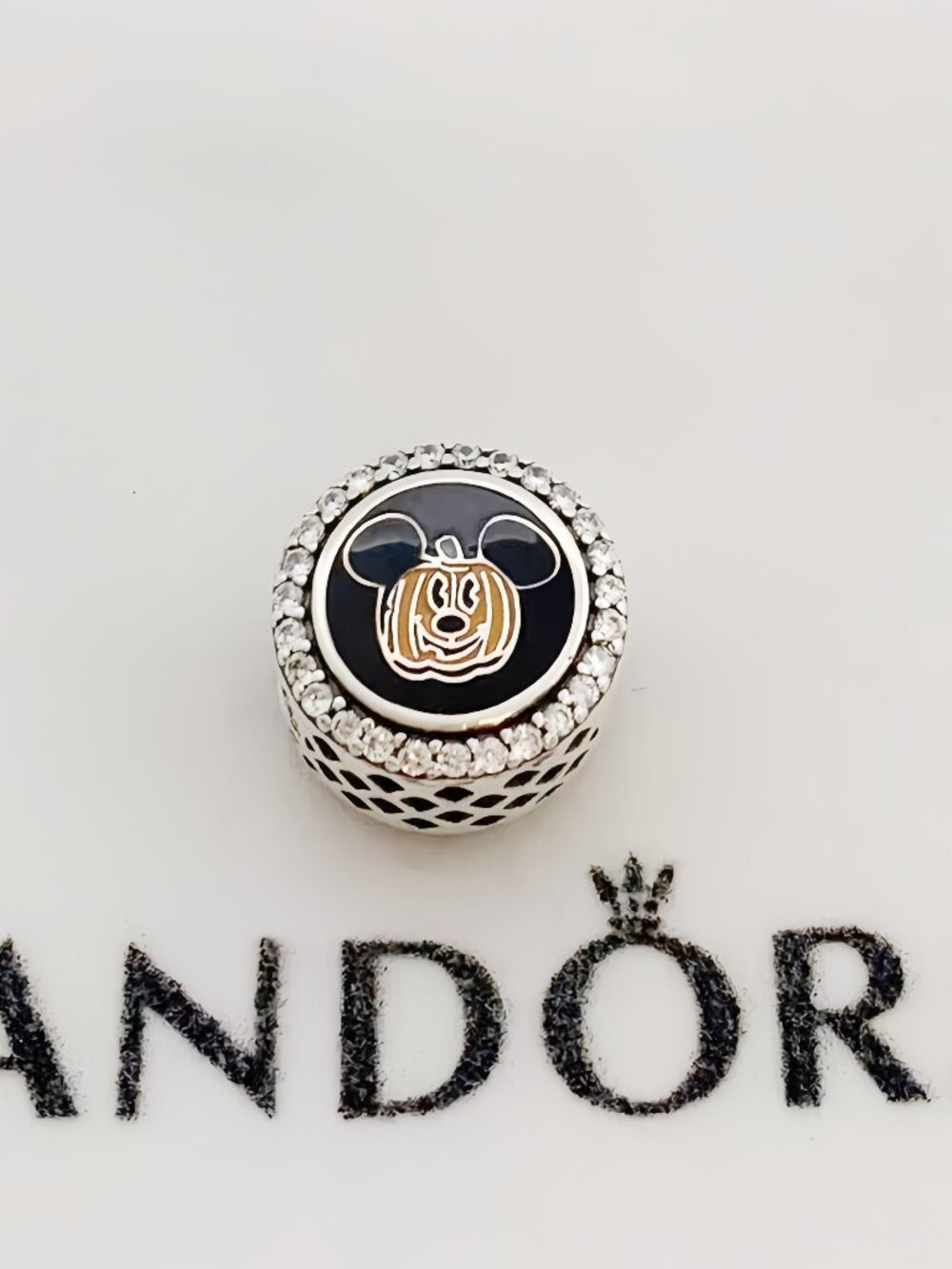 Pandora Disney Pumpkin Mickey Boo！Halloween limited Charm for Bracelet